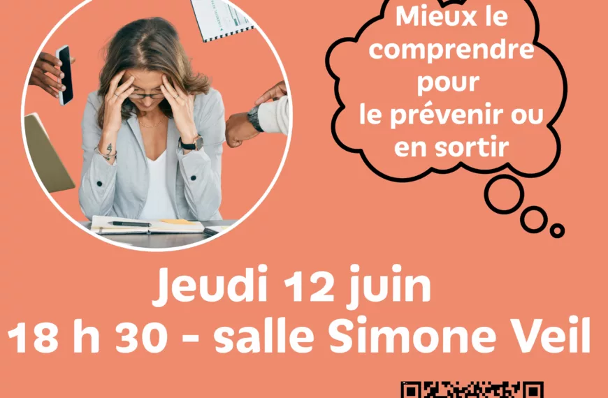 Conférence Epuisement professionnel Chevigny-Saint-Sauveur 12 juin 2025