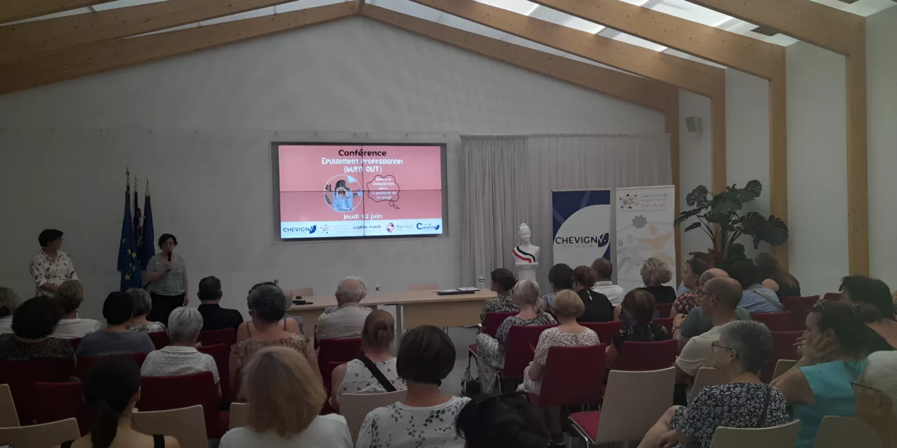 conférence de sensibilisation au burn-out 12 juin 2025 chevigny-saint-sauveur