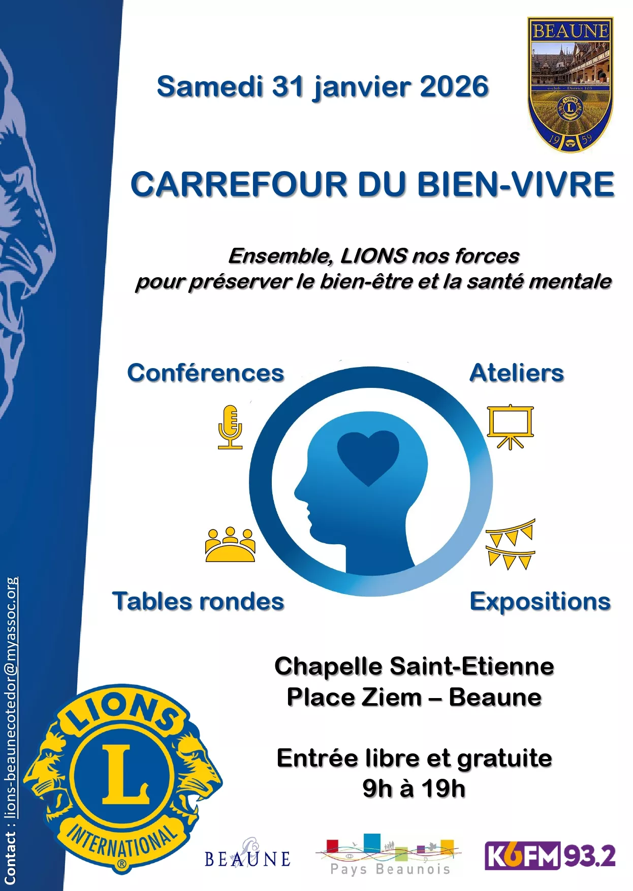 Table ronde sur le burn-out - Carrefour du bien-vivre - Beaune - 31 janvier 2026