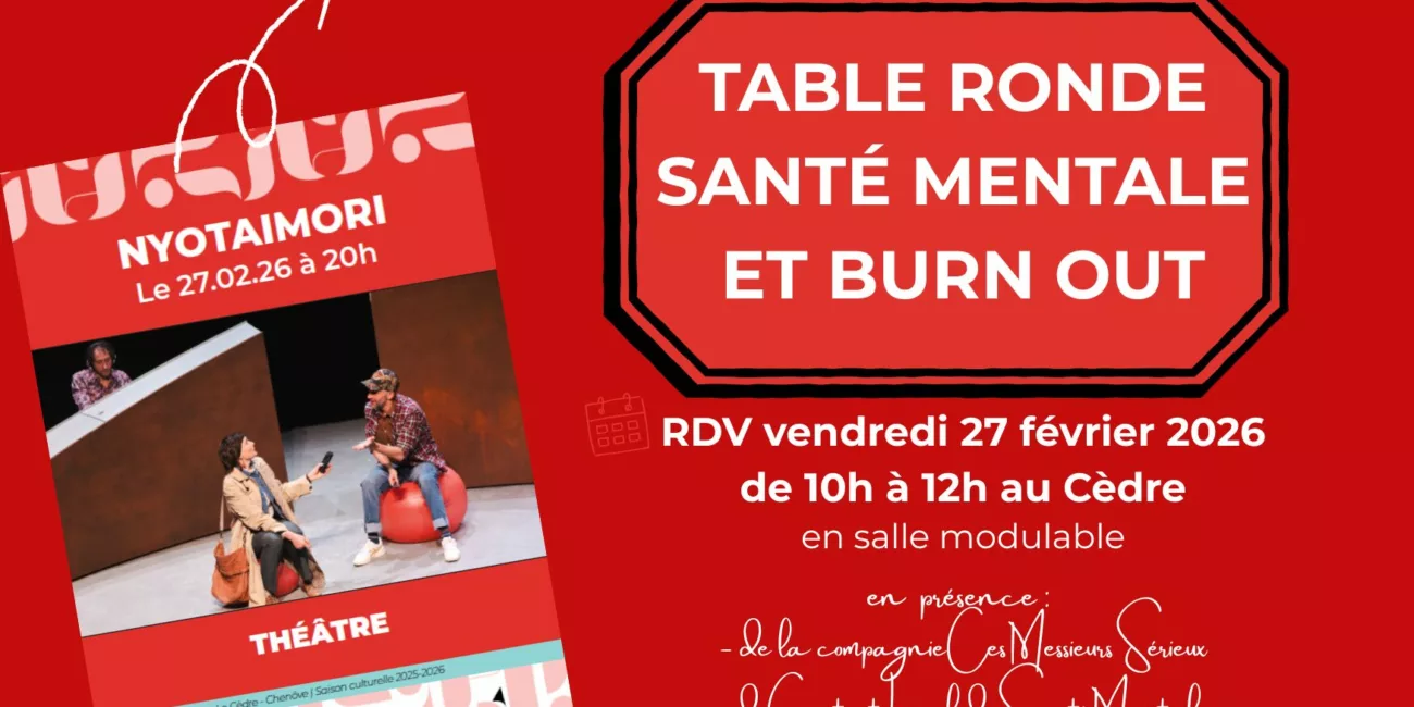 Table ronde Chenôve place du travail Burn out Dijon