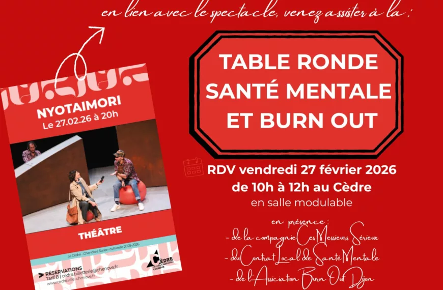 Table ronde Chenôve place du travail Burn out Dijon